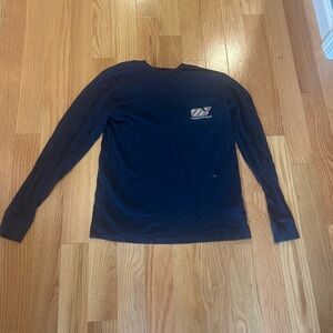 Vineyard Vines Navy Holiday Long Sleeve Tee